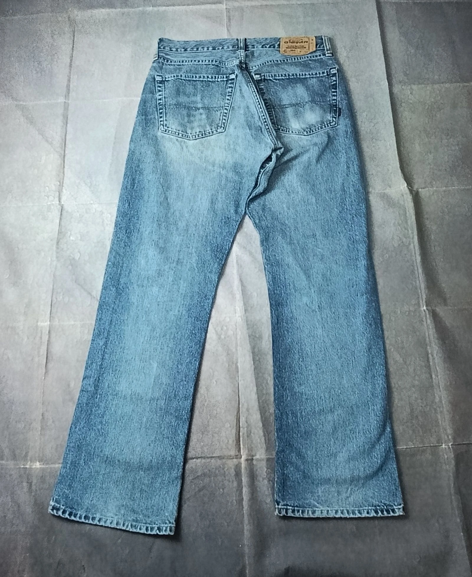 Vintage G-Star Shortcut Bootcut Bootleg Jeans para hombre W34 L32 Lavado claro con cierre de botones Y2K – photo 5